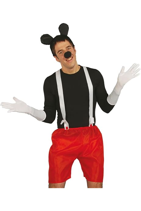 Costume Da Mascotte Topolino Taglia Adulto (165-180) - Abito Da Festa Halloween Cosplay
