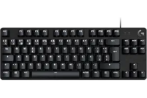 Logitech G G413 TKL SE Teclado Mecánico Gaming | Teclado Compacto Retroiluminado, Interruptores Mecánicos Táctiles, Anti-Ghosting, Windows, macOS, QWERTY Español - Negro