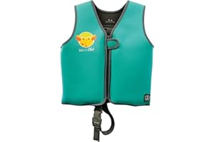 bblüv Näj - Gilet Natation Enfant & Bébé - Veste de Sauvetage Ajustable - Sécurité - Confort en Néoprène - UPF 50+