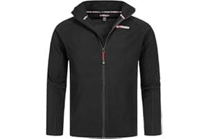 Geographical Norway Tug męska bluza z polaru z wysokim kołnierzem