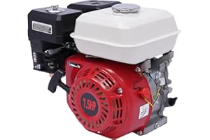 PANFUDONGK 7.5 PS Benzinmotor | Go Kart mit Motor Benzin 4 Takt | Geringer Kraftstoffverbrauch | Robuster 4-Takt-Motor