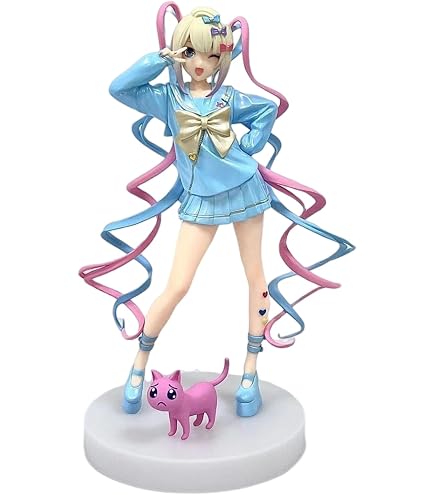 Puruuige Bocchi The Rock Figur - Gotō Hitori Q Version, 10 Cm, Mit Austauschbaren Köpfen