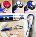 KABEER ART 3 in 1 Portable Emergency Key Chain Has Laser Pointer, Led Torch (Flash Light) & UV Light (Color May Vary) RS.155.00