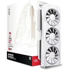 XFX Quicksilver AMD Radeon RX 9070XT Magnetic Air Edition 16GB GDDR6 Graphics Card, White