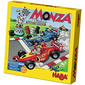 HABA 302247 – Monza, Juego Infantil de Mesa de Dados y Estrategia. Más 5 años