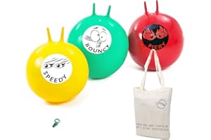 BIG GAME HUNTERS Garden Games Hopping Mad Ballon Sauteur pour Jeu de Course – Trio Pack, 61 Centimètre Taille Adulte