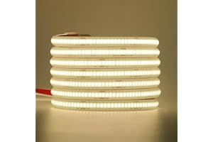 Wisada 24V COB LED Strip Light, 320 LEDs/m, IP68 Impermeabile, Flessibile Striscia di Luce LED per Rooflight Soggiorno Cucina Decorazione (Bianco Naturale (4000-4500K), 10M)