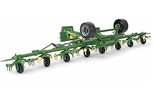 bruder 02224 - Krone KWT 8.82 rastrillo henificador, agricultura, granja, remolque de tractor, rastrillo