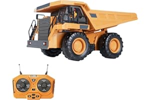 Irfora RC Excavator 1/24 9CH RC Construction Truck Remote Controlled Excavator with Light Music
