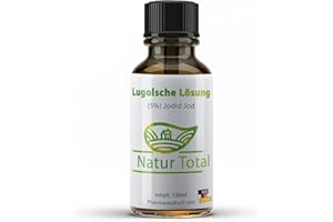 ‎NATUR TOTAL Natur Total Lugolsche Lösung 5% 100ml (Ph. Eur.) Lugloschen Lösung Jod nach Dr. Hulda Clark Lugolsch Iodine Tropfen
