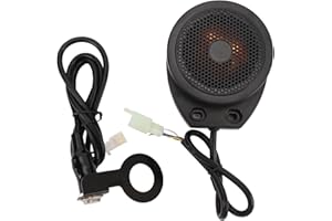 Masyrt 110DB - Simulatore di rumore universale per moto, DC12 a 80 V, di simulazione del rumore per scooter elettrico e go-kart