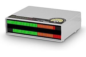 NOBSOUND Douk Audio 56 bits Level Meter LED Music Spectrum Display Stereo Sound Indicator (Vert, Orange & Red)