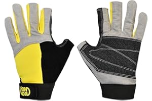 KONG ITALY Kong Alex Gants Gants, gris/noir/jaune, M