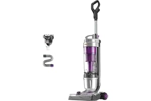 Vax Air Stretch Pet Max Corded Upright Bagless Vacuum Cleaner, Lightweight, Handheld Tool Attachments for Pet Hair, Car, Upholstery, Bed, Mattress, Home cleaning, 820W, 4.9kg, Purple, U85-AS-Pme