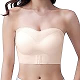 SEAUR Reggiseno a Fascia con Spalline Removibili Donna Reggiseni Imbottito Senza Ferretto Senza Cuciture Morbido Bralette Reg