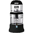 ZeroB Suraksha Plus 15L Gravity Water Filter | 4-Stage Resin + Carbon Purifier | Kills 99.99% Germs | Non-Electric, Chemical-Free | For Home, Office & Outdoor | Black
