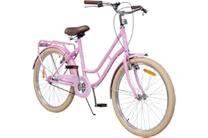 ‎ACTIONBIKES MOTORS Actionbikes Kinderfahrrad Retrostar | 20 24 Zoll - V-Brake Bremsen - Fahrrad für Kinder von 6-12 Jahren - Schutzblech v. / h - Kinder Fahrrad für Mädchen & Jungen - Fahrräder - Bicycle - Kinderrad