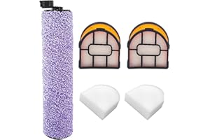 Donkivvy Wymienna szczotka rolkowa i filtry kompatybilne z Shark HydroVac 3 w 1 odkurzacz wielopowierzchniowy WD100 WD101 WD200, 1 szczotka rolkowa, 2 filtry piankowe, 2 filtry HEPA