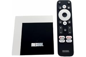 XSTREAMTEC MECOOL KM7 Plus Android 11.0 Google TV Netflix Certified Android TV Player, Google Assistant voice remote, Chromecast, Prime Video, Youtube, Bluetooth, 4K HDR, Dual Band WiFi, KM7+