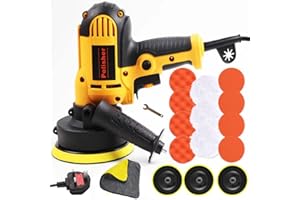 PXIN 5'' Rotary Car Polisher Buffer Waxing Machine Variable Speed Polish Towel Pad Kit
