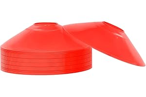 ‎REEHUT REEHUT Fussball Hütchen Markierungshütchen Agilität Markierungsteller Set Kunststoffhalter - Markierungskegel für Ballspiel, Radsport, Kinder, Sportler Dome Mini Trainingskegel