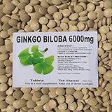 The Vitamin Ginkgo Biloba 6000mg (120 Tablets - Bagged)