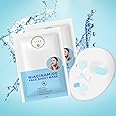 Niacinamide Face Sheet Mask Pack of 2 | Reduces Dark Spots, Acne Scars & Discoloration | Minimizes Pores, Controls Excess Oil & Fights Signs of Aging | Brightening & Hydrating Skincare