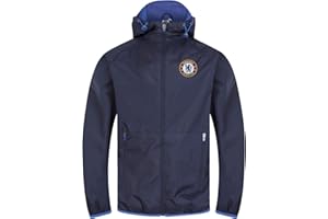 Chelsea FC Mens Jacket Shower Windbreaker OFFICIAL Football Gift