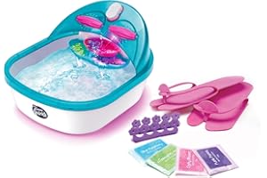CRA-Z-ART Shimmer N Sparkle 6in1 Real Foot Massaging pedicure spa - colour-changing massaging, relaxing, cascading spa toy for kids.
