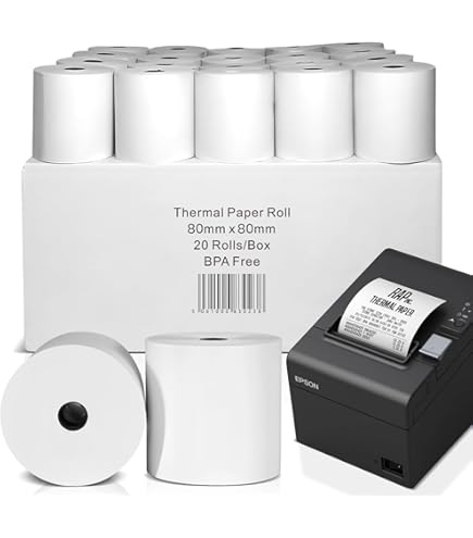 5 Rolls 57mm X 51mm 57x51 Thermal Paper Till Cash | Desertcart New Guinea - View #5