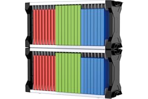 DAMOHONY Spiele Storage Tower für PS5, Videospiel Storage Tower Game Holder Rack für PS5/PS4/PS3/Xbox Spiele mit 2 Hooks für Headset und Controller