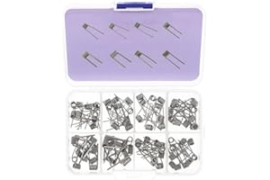Dtoterul Selbstwickler Draht 80 Stücke Coils Selbstwickler Fertigcoil Set Fertigcoil Widerstandsdraht Coil Set Fertig Coils Vorkompilierte Coil Kit 8 in 1 Widerstandsdraht Coil Set