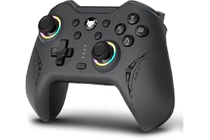EvoFox Elite X2 Wireless Gaming Controller For PC with 1000Hz Polling Rate, Dual-Mode (2.4G & Type C), Hallsense™ Magnetic Hall 3D Joysticks & Triggers, EZ Click Macros, Dual Vibration Motors(Grey)