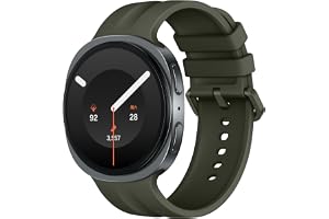 Raradev Silikonarmband för Samsung Galaxy Watch 9 och 8 | Ersättningsarmband med dubbelringslås. För Watch 9/8 (40/44 mm) och