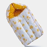 Kridlo 3-in-1 Baby Bed & Sleeping Bag for Newborn | Portable Cotton Baby Bedding Set | Unisex Carry Nest & Baby Holder for Ne