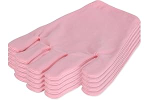 Donfri 5 Paires Gant Coton Eczema - Gants de Travail Fins - Gants Coton Dermatologique - Gants Hydratants Mains Sèches, Eczéma et Beauté Masqu Main Gant