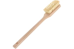 ‎SIDCO SIDCO Stielbürste Fassbürste Bürste lang Pfanzenfaser Reinigungsbürste Langstiel 42 cm