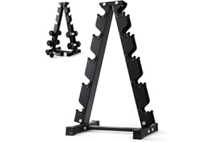 PhysKcal Supporto per manubri corti, in acciaio resistente, portata 250 kg/300 kg, 5 livelli/6 animali
