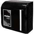 NEXTRON Mini Voltage Stabilizer for Applicable for Smart TV's up to 82cm (32')+Set Top Box|4AMPS / 50HZ Capacity | LED Indicator Working Range 130V-270V AC | 1 Year Replacement, 4 Years Service-Black
