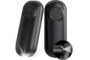 Miaton Calentador de Manos Recargable con Linterna 2 Piezas, 6000mAh 20Horas de Batería, Calentador Portatil Electrico Calentador Manos de Bolsillo, Regalos para Navidad/Camping/Caza/Senderismo