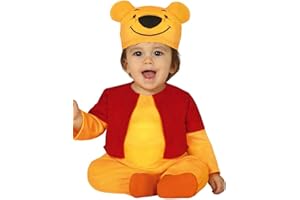 Fiestas Guirca Déguisement petit ourson jaune bébé