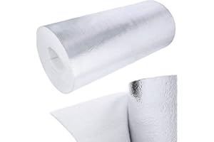 Hydroland Heizkörper Reflexionsfolie 10m x 0,48m x 3mm | Wandisolierung Reflexionsplatte Reflektionsfolie Isoliermatten Thermomatte Alufolie Heizung Isolierung Dämmung Isolierfolie Dämmfolie