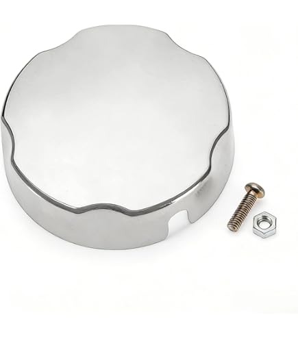 Bouton Rotatif Anti-Débordement Baignoire – Alliage De Zinc Chromé – Couvercle Trop-Plein Pop-Up – Design Moderne
