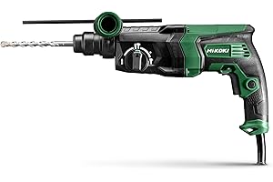 HiKOKI DH26PC2 Bohr- & Meißelhammer (830W, 2,9 J, Schlagzahlregelung, Antivibrationshandgriff, Transportkoffer)