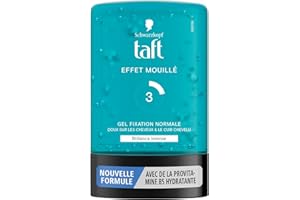 Schwarzkopf - Taft - Gel Tube Coiffant - Gel Effet Mouillé - Brillance Intense - Fixation Normale - Doux sur les cheveux - Tenue longue durée - Sans Effet Collant - Formule Provitamine B5-300 ml