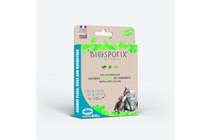 BIOSPOTIX Collier Répulsif pour Chat/Chaton