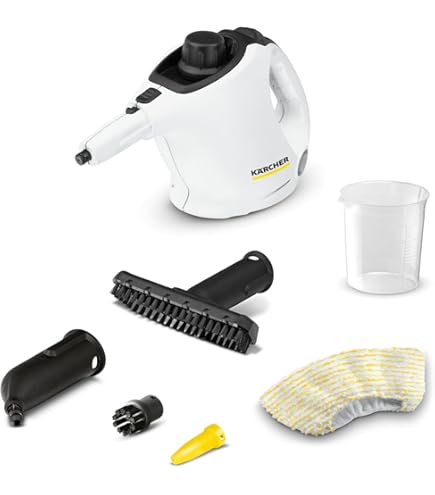 Set Bocchetta Per Pavimenti Kärcher EasyFix SC 1 - Con Panno Microfibra E 2 Prolunghe, Accessori Per Pulitore A Vapore - Foto 7