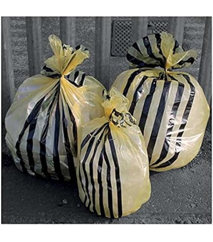 Produktbild von RE-GEN Biohazard-Abfallbeutel – 5 Rollen (125 Beutel), 71x99 Cm, 90 Liter, UN-zertifiziert, 5 Kg Tragkraft – Orange, Für Klinische Abfälle