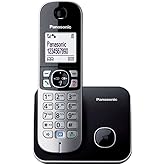 Panasonic KX TG6811 Dect Phone-Black Dect Phone, Black