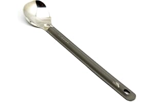 TOAKS Ultralight Titanium Porslin Utomhus Bestick Gaffel och Sked (SLV-11)